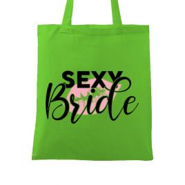 Sacosa personalizata mireasa sexy bride verde