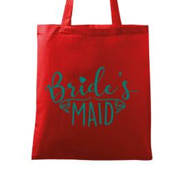 Sacosa personalizata petrecerea burlacitelor brides maid rosu