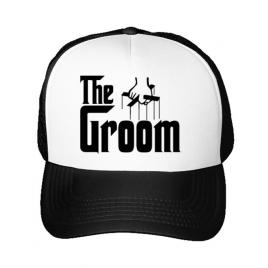 Sapca personalizata mire the groom alb
