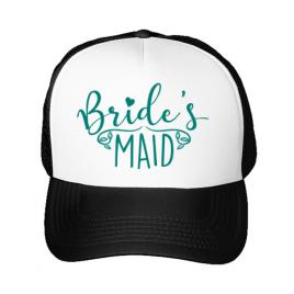 Sapca personalizata petrecerea burlacitelor brides maid alb