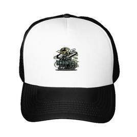Sapca personalizata war tank alb