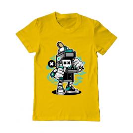Tricou adler barbat game on 2 galben