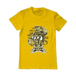 Tricou adler barbat grenade galben