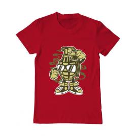 Tricou adler barbat grenade rosu