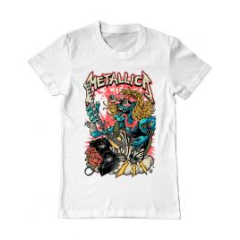 Tricou adler barbat heavy guitar alb