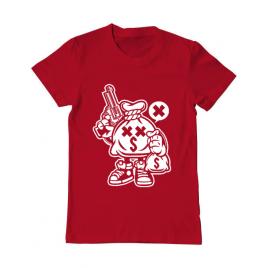 Tricou adler barbat money takers rosu