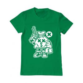 Tricou adler barbat money takers verde mediu