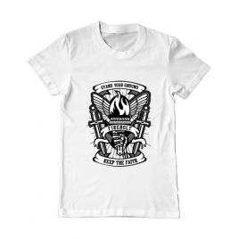 Tricou adler barbat torch alb
