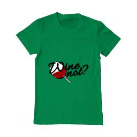 Tricou adler barbat wine not verde mediu