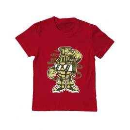 Tricou adler copil grenade rosu