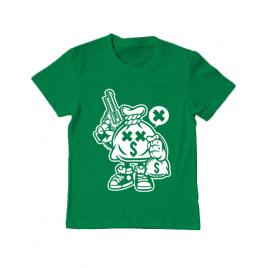 Tricou adler copil money takers verde mediu