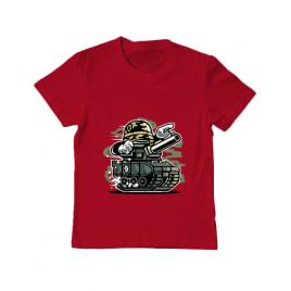 Tricou adler copil war tank rosu