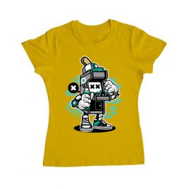 Tricou adler dama game on 2 galben