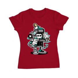 Tricou adler dama game on 2 rosu