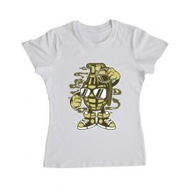 Tricou adler dama grenade alb