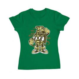 Tricou adler dama grenade verde mediu