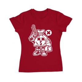 Tricou adler dama money takers rosu