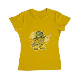 Tricou adler dama soldier galben