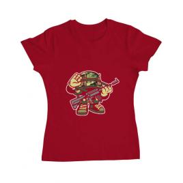 Tricou adler dama soldier rosu