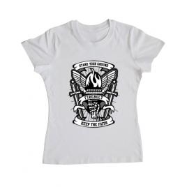 Tricou adler dama torch alb