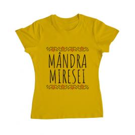 Tricou burlacite adler mandra miresei galben