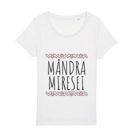 Tricou burlacite stanley stella mandra miresei alb