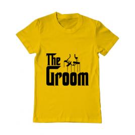 Tricou mire adler the groom galben