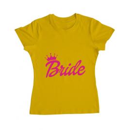 Tricou mireasa adler barbie bride galben
