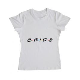 Tricou mireasa adler bride friends alb