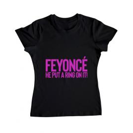 Tricou mireasa adler feyonce negru