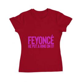 Tricou mireasa adler feyonce rosu