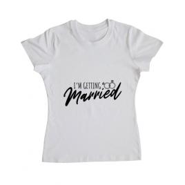 Tricou mireasa adler im getting married alb
