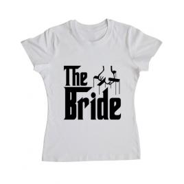 Tricou mireasa adler the bride alb
