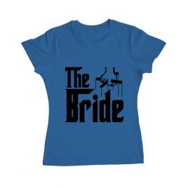 Tricou mireasa adler the bride albastru azuriu