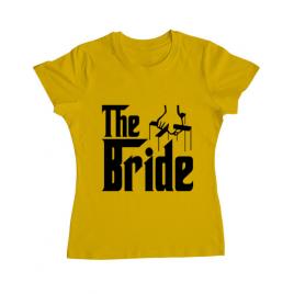 Tricou mireasa adler the bride galben