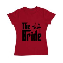 Tricou mireasa adler the bride rosu