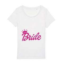 Tricou mireasa stanley stella barbie bride alb