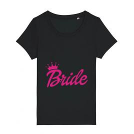 Tricou mireasa stanley stella barbie bride negru