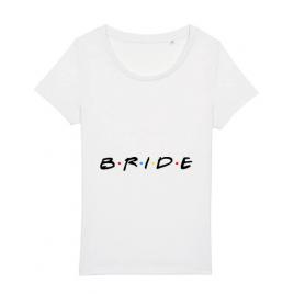 Tricou mireasa stanley stella bride friends alb