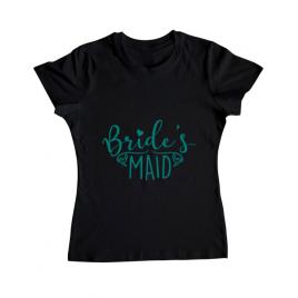 Tricou petrecerea burlacitelor adler brides maid negru