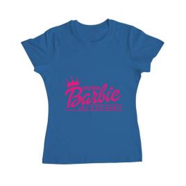 Tricou petrecerea burlacitelor adler come on barbie albastru azuriu