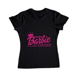 Tricou petrecerea burlacitelor adler come on barbie negru