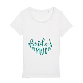 Tricou petrecerea burlacitelor stanley stella brides maid alb