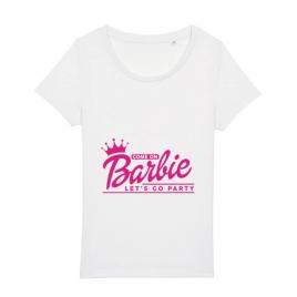 Tricou petrecerea burlacitelor stanley stella come on barbie alb