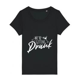 Tricou petrecerea burlacitelor stanley stella we are getting drunk negru
