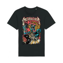 Tricou stanley stella barbat heavy guitar negru