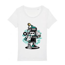 Tricou stanley stella dama game on 2 alb