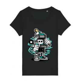Tricou stanley stella dama game on 2 negru