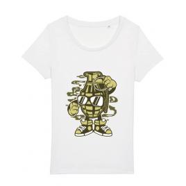 Tricou stanley stella dama grenade alb