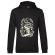 Hoodie barbat cu gluga heart and anchor negru